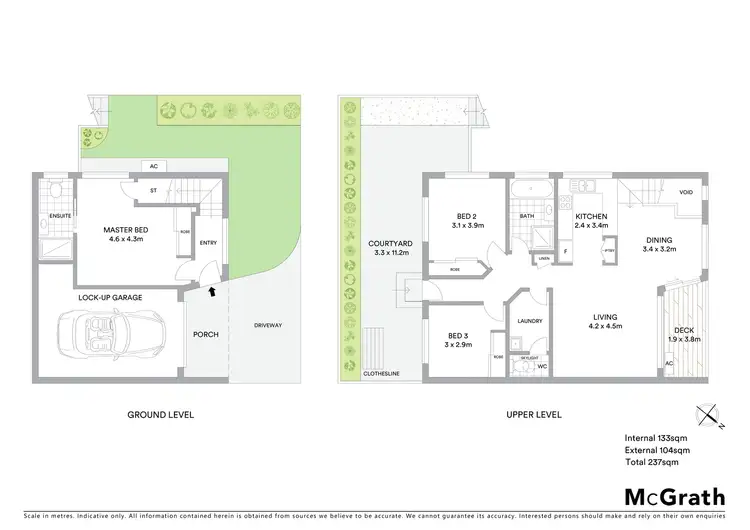 Floorplan of Homely townhouse listing, 3/6 Cupania Court, Tweed Heads West NSW 2485