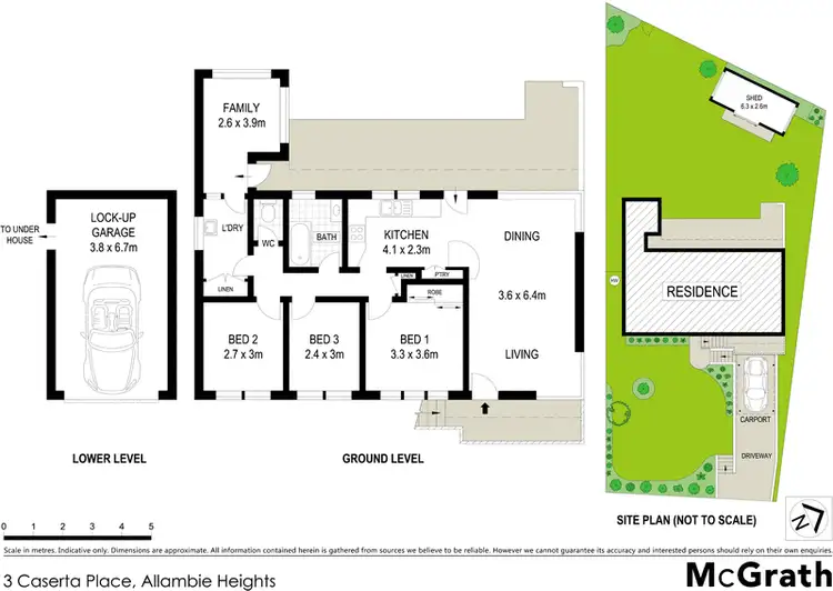 Floorplan of Homely house listing, 3 Caserta Place, Allambie Heights NSW 2100