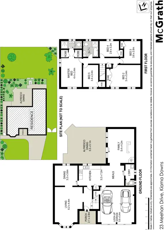 Floorplan of Homely house listing, 23 Meehan Drive, Kiama Downs NSW 2533