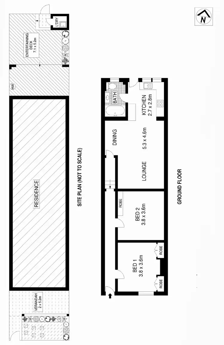 Floorplan of Homely house listing, 41 Marlborough Street, Leichhardt NSW 2040
