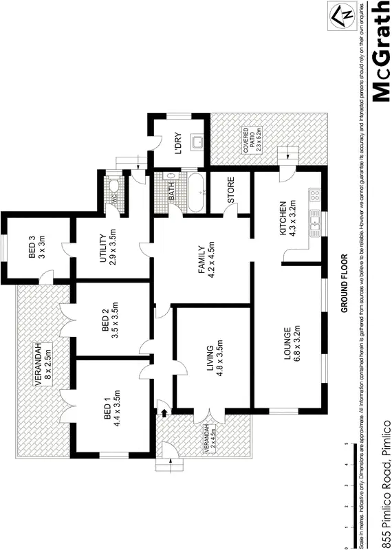 Floorplan of Homely house listing, 855 Pimlico Road, Wardell NSW 2477