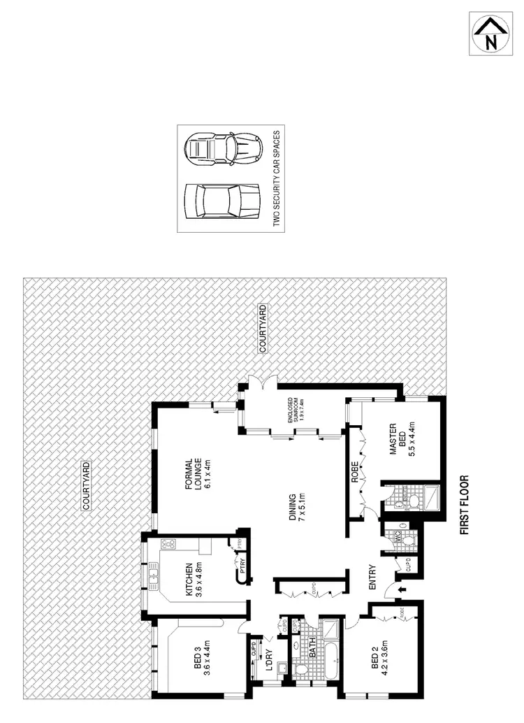 Floorplan of Homely apartment listing, 2/35 Ocean Avenue, Double Bay NSW 2028