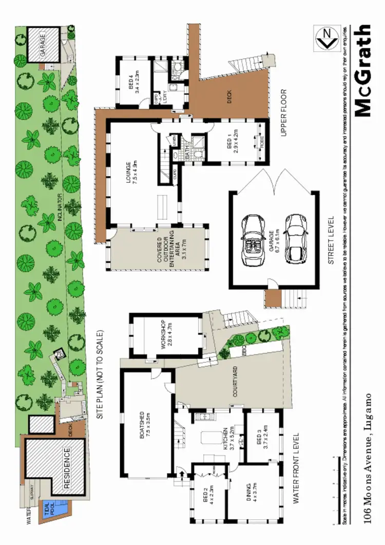 Floorplan of Homely house listing, 106 Moons Avenue, Lugarno NSW 2210