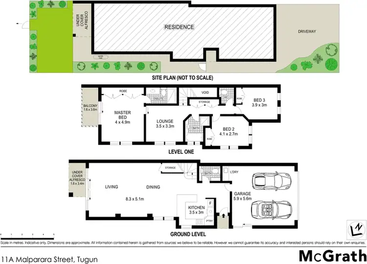 Floorplan of Homely house listing, 11a Malparara Street, Tugun QLD 4224