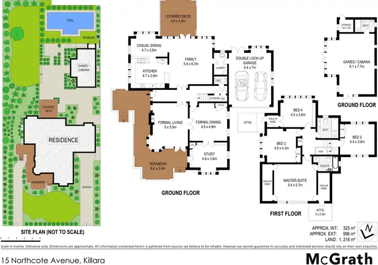 Floorplan of Homely house listing, 15 Northcote Avenue, Killara NSW 2071