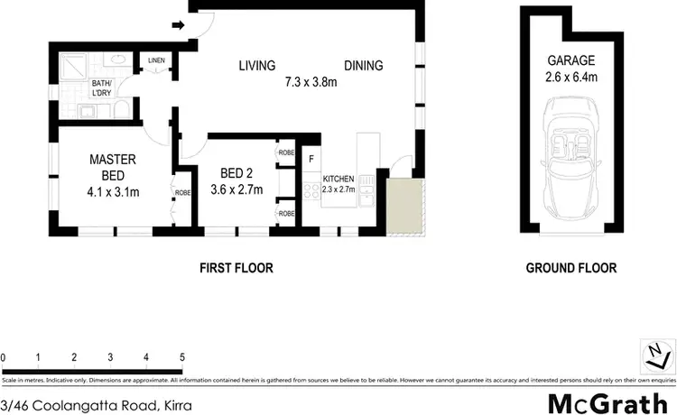 Floorplan of Homely apartment listing, 3/46 Coolangatta Road, Kirra QLD 4225