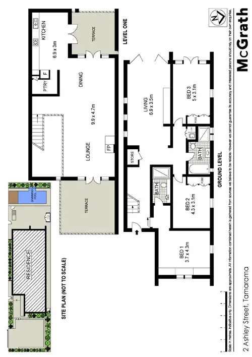 Floorplan of Homely house listing, 2 Ashley Street, Tamarama NSW 2026