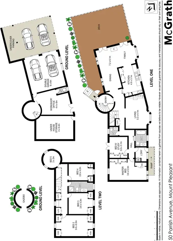 Floorplan of Homely house listing, 50 Parrish Avenue, Mount Pleasant NSW 2519