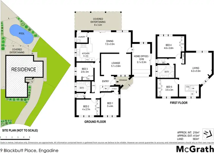 Floorplan of Homely house listing, 9 Blackbutt Place, Engadine NSW 2233