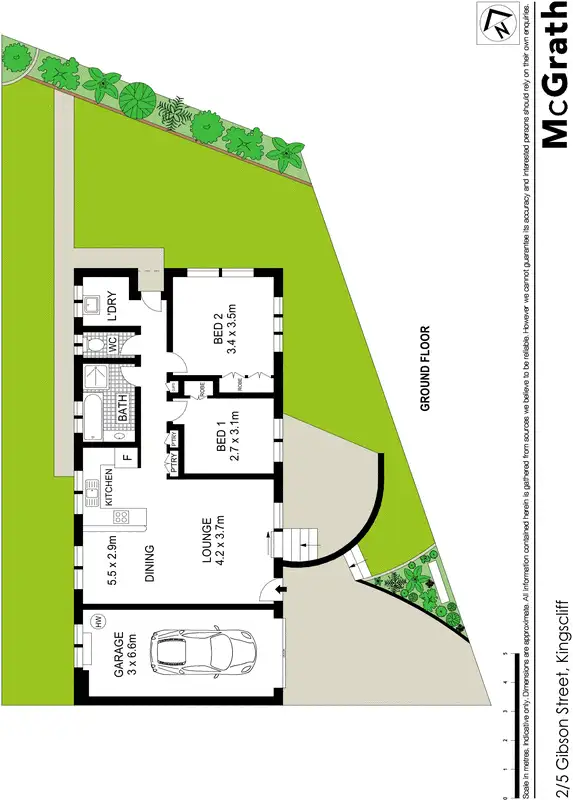 Floorplan of Homely house listing, 2/5 Gibson Street, Kingscliff NSW 2487