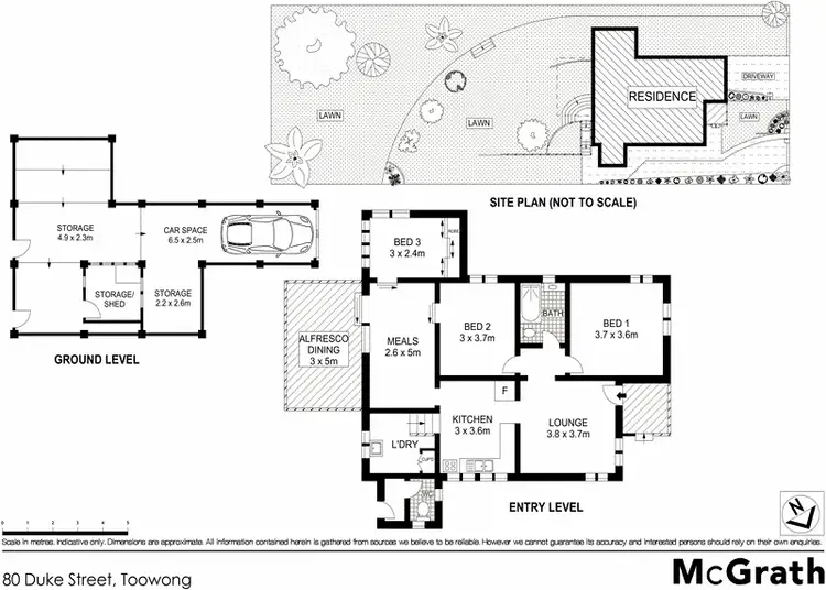Floorplan of Homely house listing, 80 Duke Street, Toowong QLD 4066