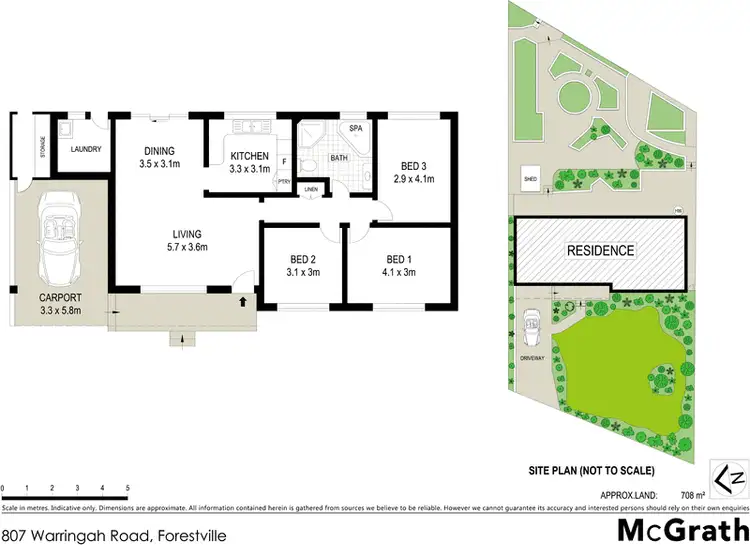 Floorplan of Homely house listing, 807 Warringah Road, Forestville NSW 2087