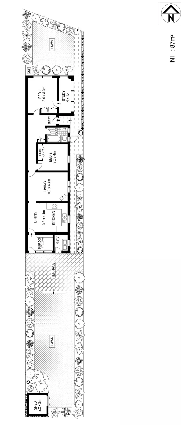 Floorplan of Homely house listing, 50 Laurel Street, Willoughby NSW 2068