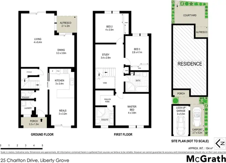 Floorplan of Homely townhouse listing, 25 Charlton Drive, Liberty Grove NSW 2138