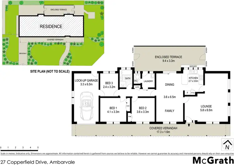 Floorplan of Homely house listing, 27 Copperfield Drive, Ambarvale NSW 2560