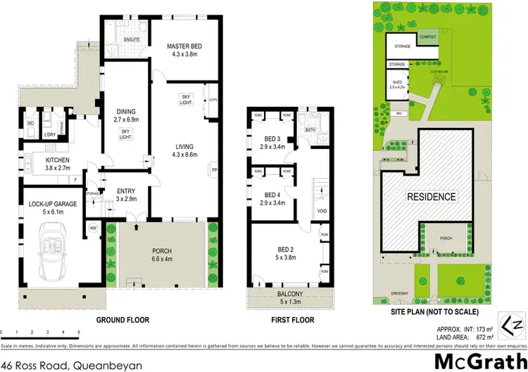 Floorplan of Homely house listing, 46 Ross Road, Queanbeyan NSW 2620