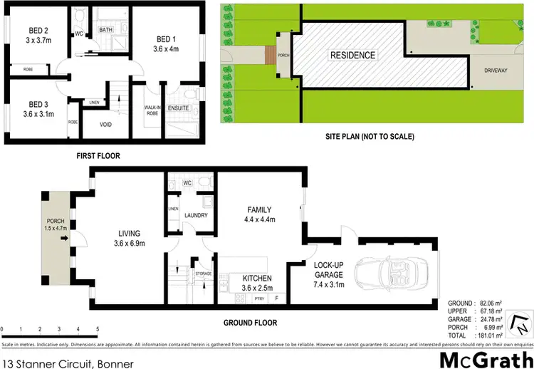 Floorplan of Homely house listing, 13 Stanner Circuit, Bonner ACT 2914