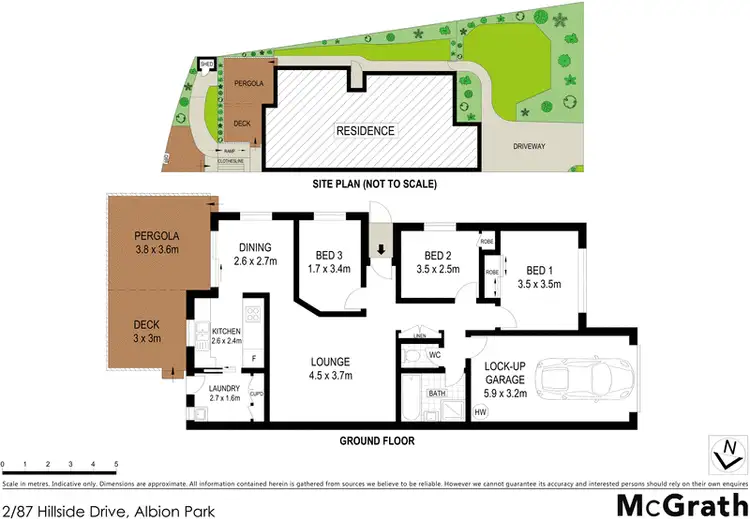 Floorplan of Homely apartment listing, 2/87 Hillside Drive, Albion Park NSW 2527