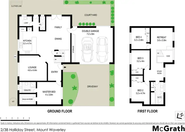 Floorplan of Homely townhouse listing, 2/38 Halliday Street, Mount Waverley VIC 3149