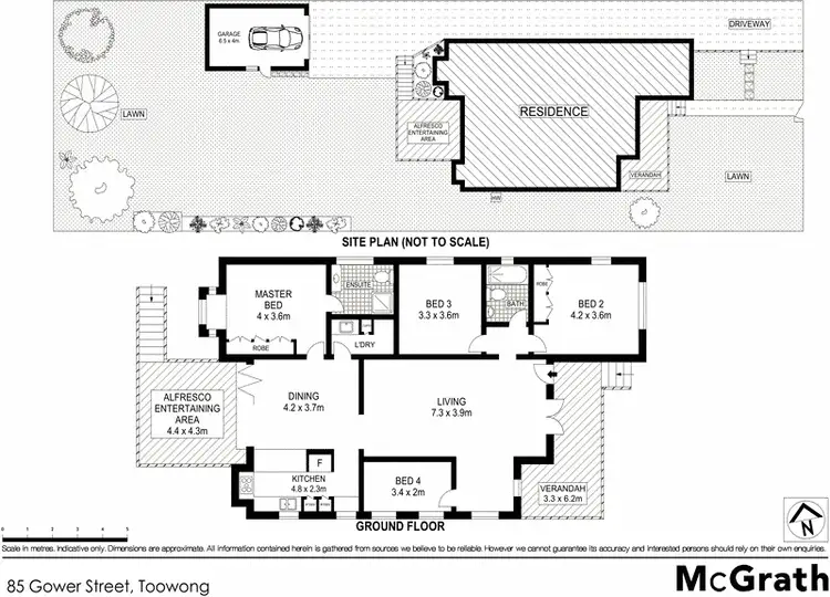 Floorplan of Homely house listing, 85 Gower Street, Toowong QLD 4066