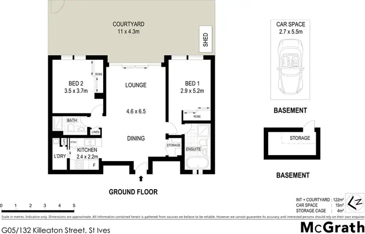 Floorplan of Homely apartment listing, G05/132 Killeaton Street, St Ives NSW 2075