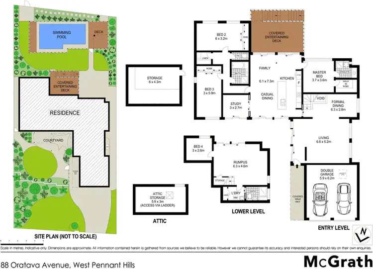 Floorplan of Homely house listing, 88 Oratava Avenue, West Pennant Hills NSW 2125
