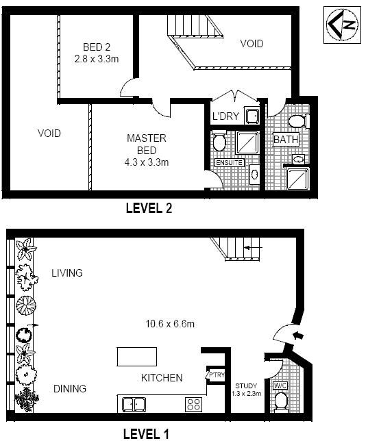 Floorplan of Homely apartment listing, 12/2 UNION SQUARE 2 Cardigan Lane, Camperdown NSW 2050