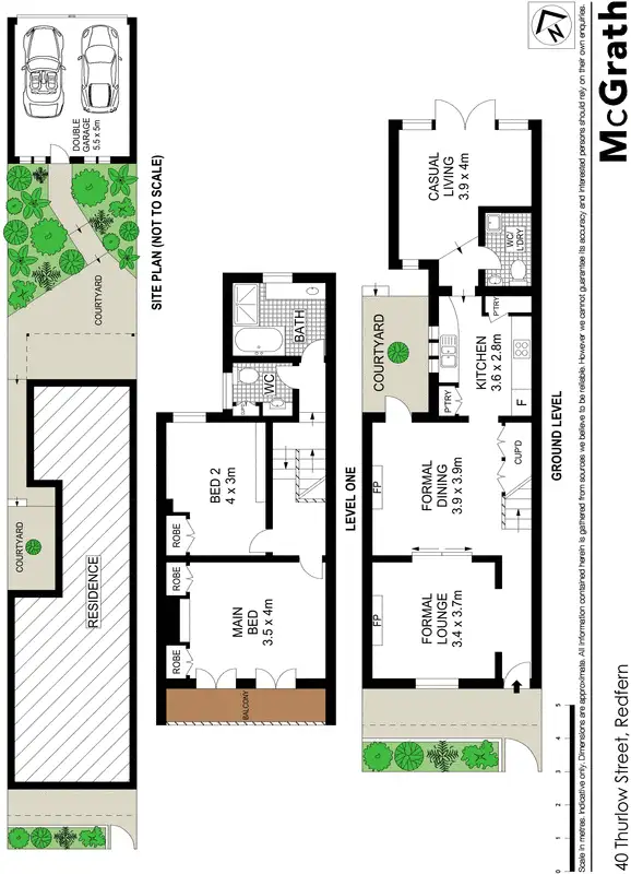 Floorplan of Homely house listing, 40 Thurlow Street, Redfern NSW 2016