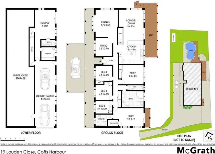 Floorplan of Homely house listing, 19 Louden Close, Coffs Harbour NSW 2450