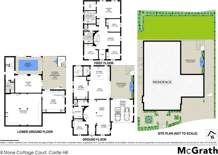 Floorplan of Homely house listing, 8 Stone Cottage Court, Castle Hill NSW 2154
