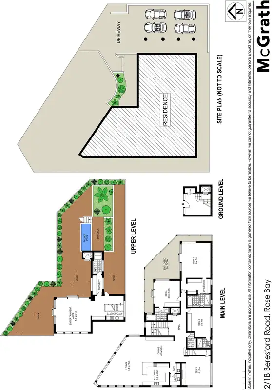 Floorplan of Homely apartment listing, Penthouse, 1B Beresford Road, Rose Bay NSW 2029