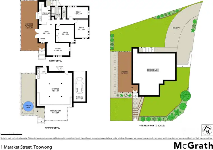 Floorplan of Homely house listing, 1 Maraket Street, Toowong QLD 4066