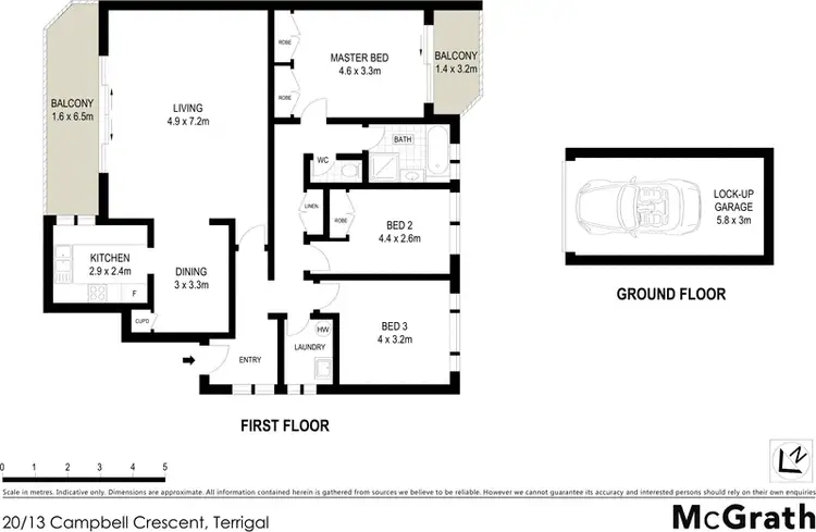Floorplan of Homely apartment listing, 20/13 Campbell Crescent, Terrigal NSW 2260