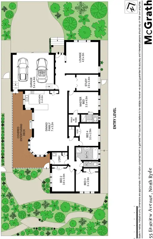 Floorplan of Homely house listing, 55 Eastview Avenue, North Ryde NSW 2113