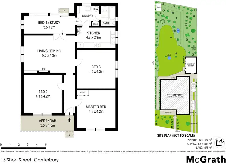 Floorplan of Homely house listing, 15 Short Street, Canterbury NSW 2193