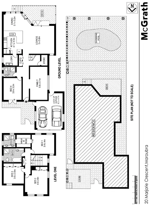 Floorplan of Homely house listing, 20 Marjorie Crescent, Maroubra NSW 2035