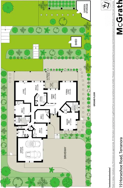 Floorplan of Homely house listing, 19 Horseshoe Road, Terranora NSW 2486