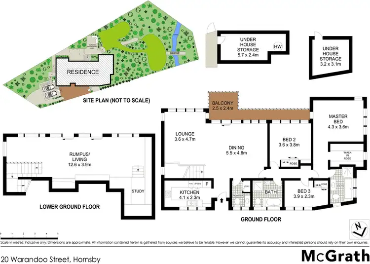 Floorplan of Homely house listing, 20 Warandoo Street, Hornsby NSW 2077