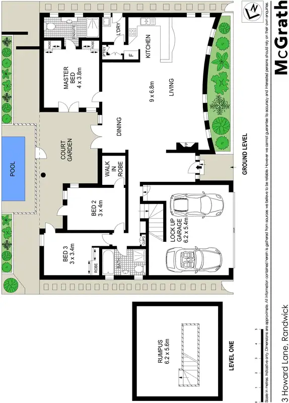 Floorplan of Homely house listing, 3 Howard Lane, Randwick NSW 2031
