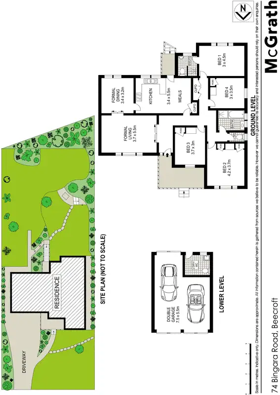 Floorplan of Homely house listing, 74 Bingara Road, Beecroft NSW 2119