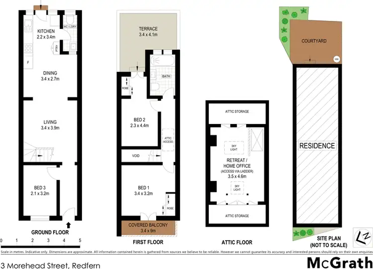 Floorplan of Homely house listing, 3 Morehead Street, Redfern NSW 2016
