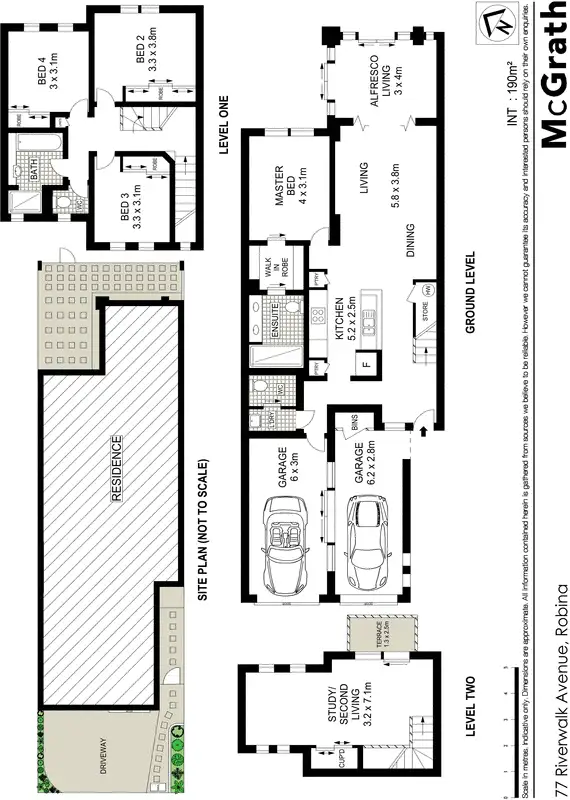 Floorplan of Homely house listing, 77 Riverwalk Avenue, Robina QLD 4226