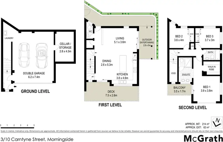 Floorplan of Homely townhouse listing, 3/10 Carntyne Street, Morningside QLD 4170