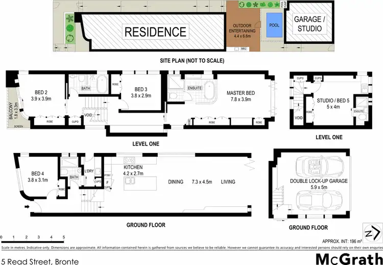 Floorplan of Homely house listing, 5 Read Street, Bronte NSW 2024