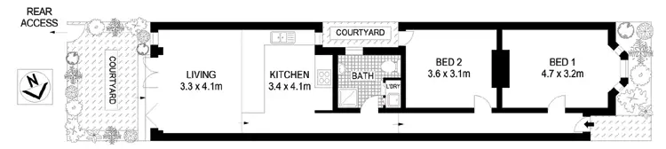 Floorplan of Homely house listing, 8 St James Road, Bondi Junction NSW 2022