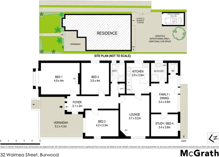 Floorplan of Homely house listing, 32 Waimea Street, Burwood NSW 2134