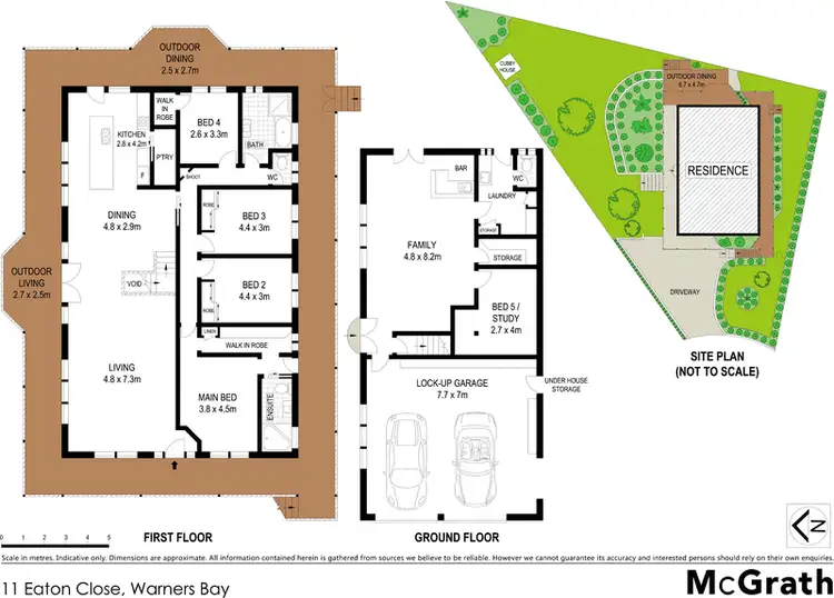 Floorplan of Homely house listing, 11 Eaton Close, Warners Bay NSW 2282