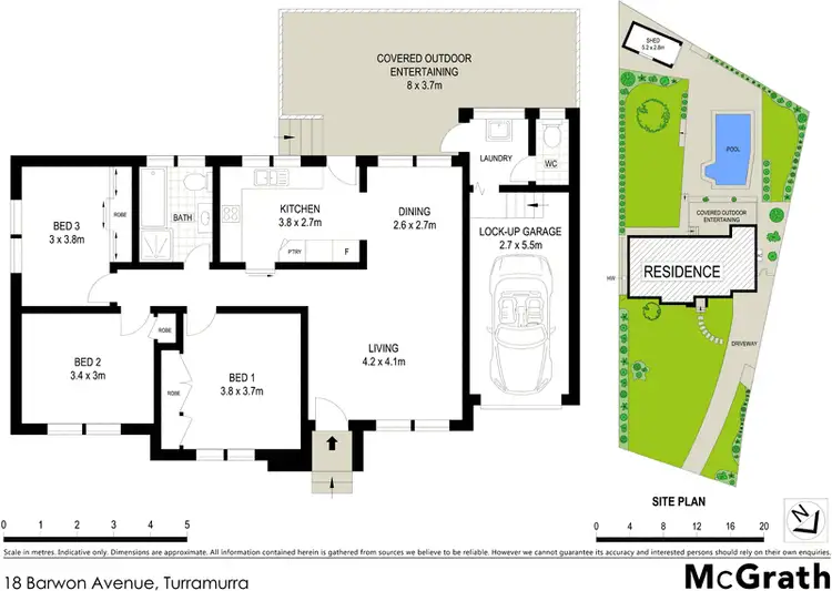 Floorplan of Homely house listing, 18 Barwon Avenue, Turramurra NSW 2074