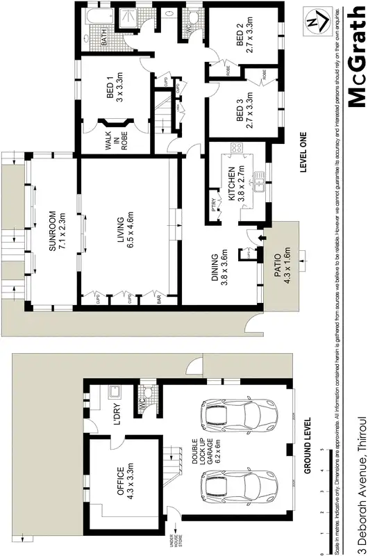 Floorplan of Homely house listing, 3 Deborah Avenue, Thirroul NSW 2515