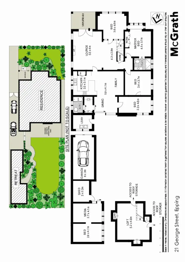 Floorplan of Homely house listing, 21 George Street, Epping NSW 2121